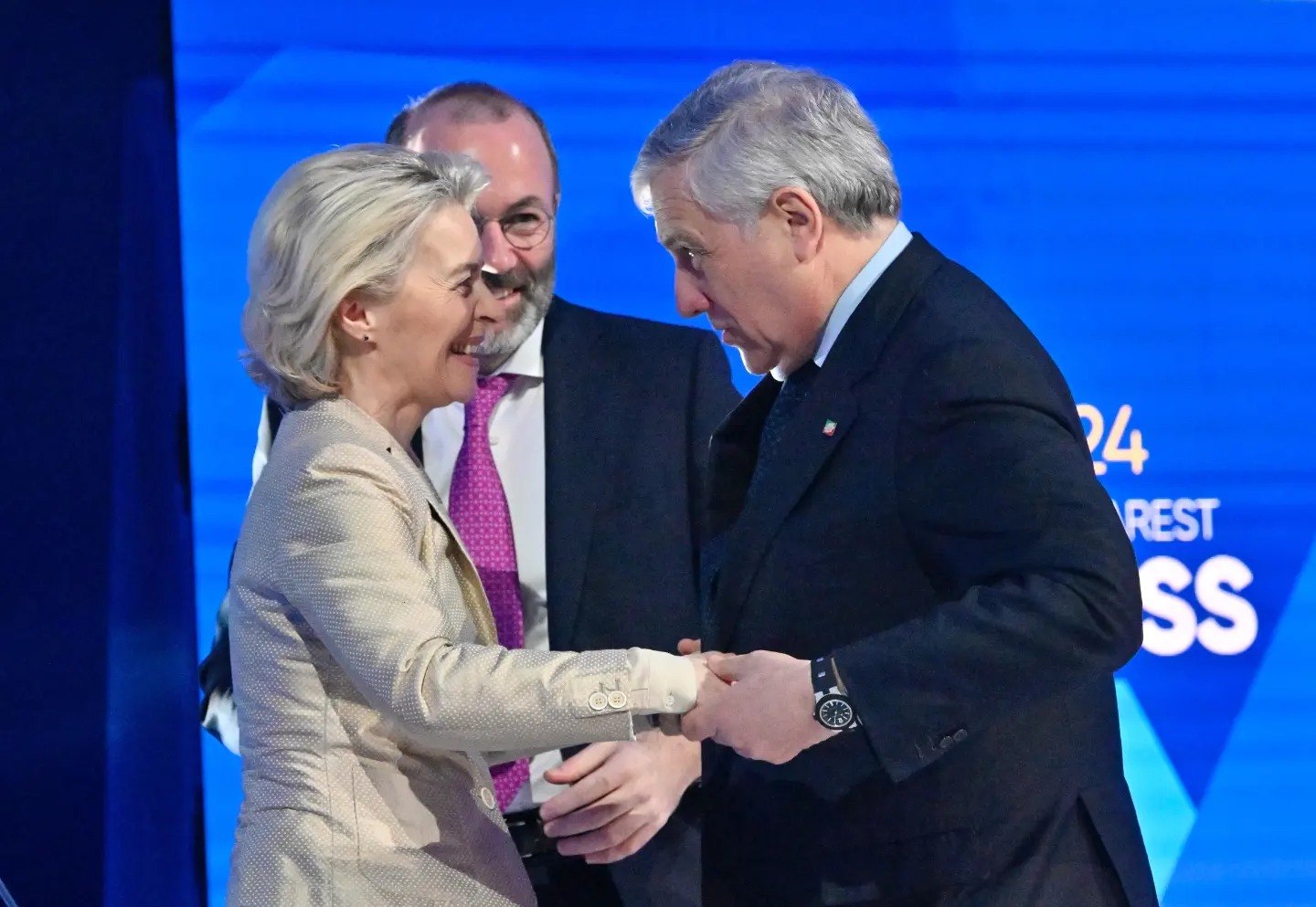 Antonio Tajani, ministro degli Esteri con Ursula von der Lyen