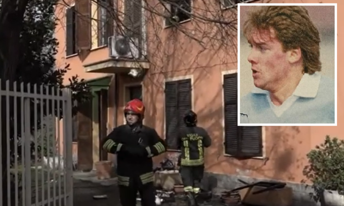 Ex calciatore muore tentando di spegnere un incendio in casa