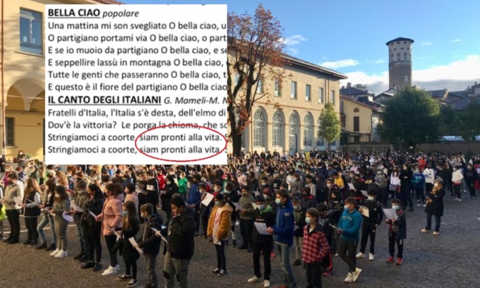 “Siam pronti alla vita, l’Italia chiamò”: la scuola che cambia l’inno di Mameli