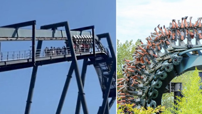 Mirabilandia: la montagna russa si blocca a 50 metri d’altezza. I passeggeri scendono… a piedi: il video