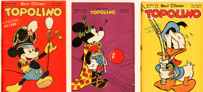 I primi 101 albi di Topolino all’asta: il numero uno (del 1949) vale da solo 1.500 euro