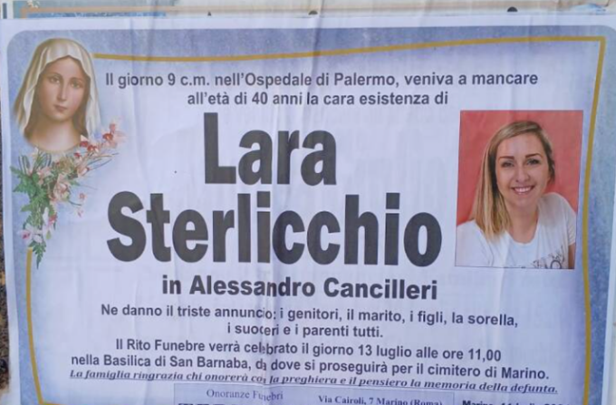 Mamma 40enne stroncata da meningite fulminate mentre era in vacanza in Sicilia con la famiglia