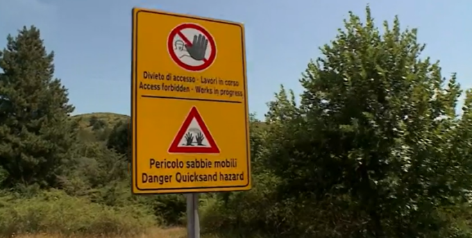 Inghiottito dal lago. Cosa fare e come salvarsi se vi trovate nelle sabbie mobili