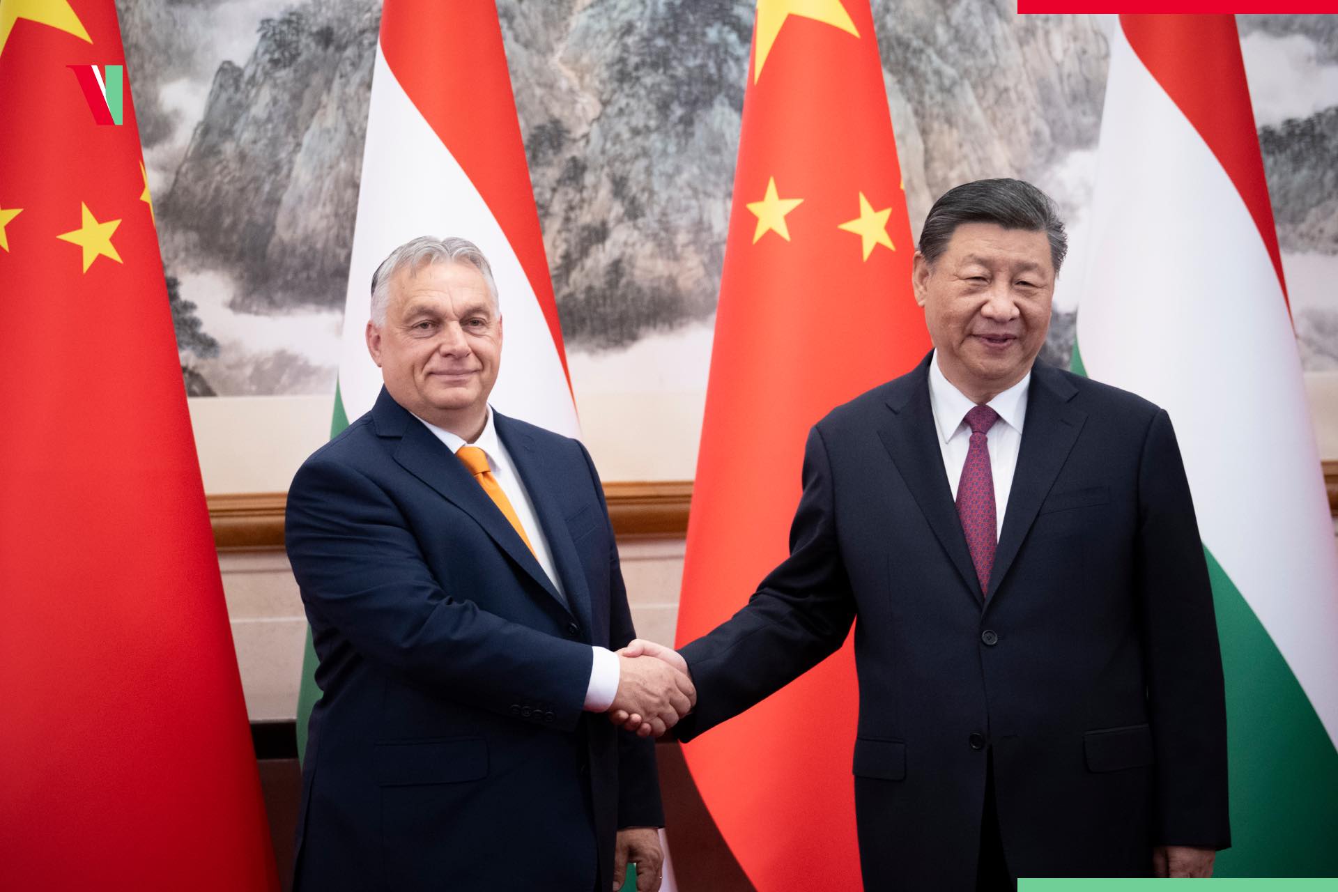 Viktor Orban e Xi 