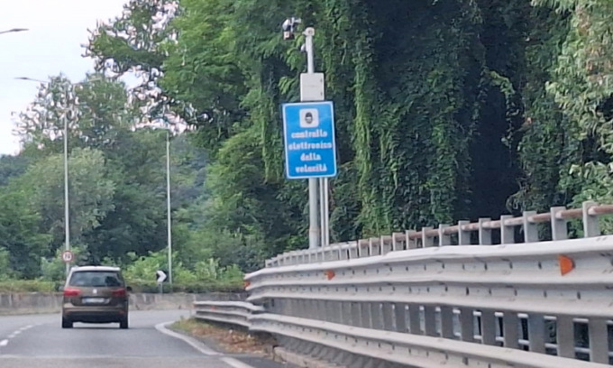 Bergamo sfida Fleximan: per la quarta volta installato l’autovelox sulla tangenziale