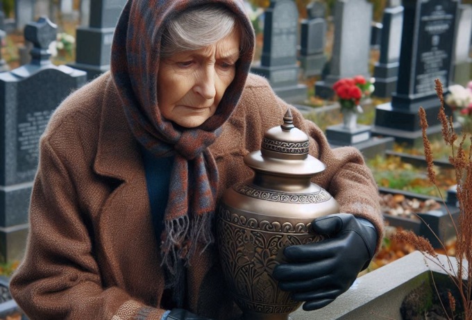 Ruba le ceneri della madre al cimitero, il fratello la denuncia