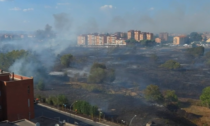 Sedato il maxi incendio al "pratone" di Cinecittà: 4 soccorritori ustionati in gravi condizioni