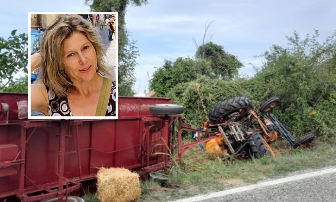 E’ morta la donna schiacciata da un trattore al matrimonio
