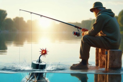 Pesca nel lago e prende… una granata