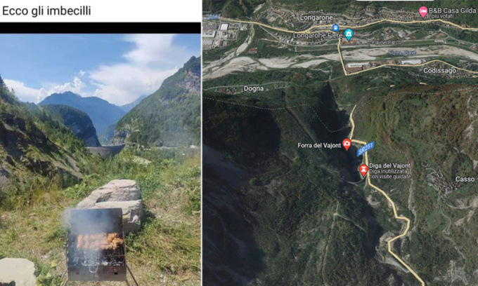 La nuova frontiera del turismo cafone è la grigliata “vista Vajont”: il dolore dei superstiti