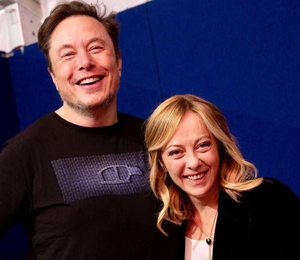 Meloni e Musk all'edizione 2023 di Atreju