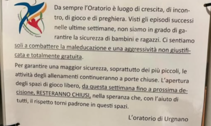 Troppi bulli, l'oratorio chiude: "Non siamo in grado di garantire la sicurezza dei bambini"