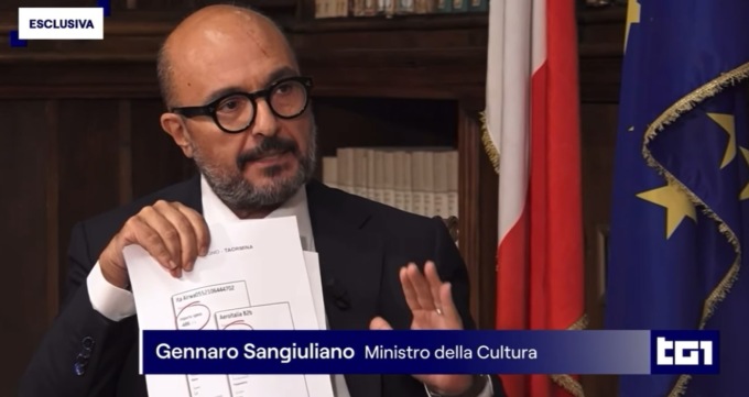 Il ministro Sangiuliano si è dimesso