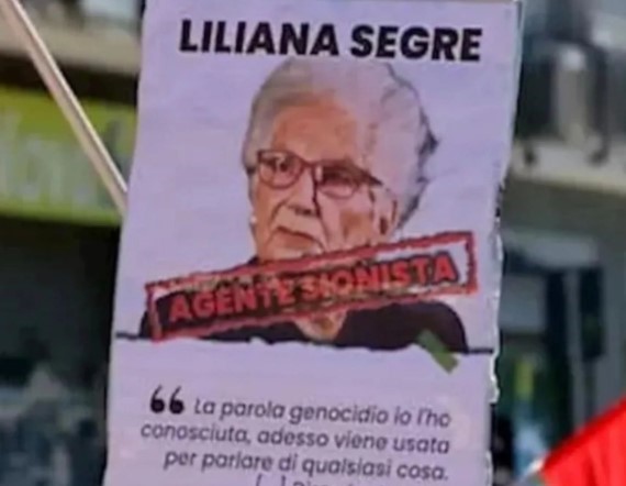 “Dare dell’agente sionista a Liliana Segre è da imbecilli totali: emarginare gli idioti dalla causa della Palestina libera”