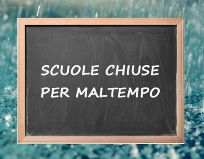 Le scuole chiuse per maltempo giovedì 3 ottobre 2024