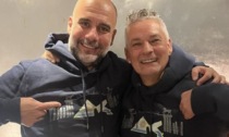 Campioni a tavola: Pep Guardiola a cena a Brescia con Roberto Baggio