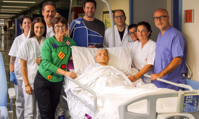 Nonna centenaria e nipote operati nello stesso ospedale una dopo l’altro