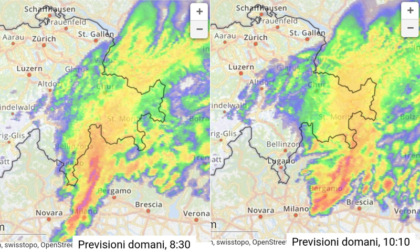 Previsti forti temporali in Lombardia nella mattinata di giovedì 10 ottobre 2024