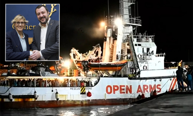 Processo Open Arms, l’arringa della Bongiorno in difesa di Salvini: “La nave bighellonava”