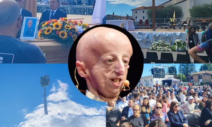 L’ultimo saluto a Sammy Basso: affetto dalla sindrome dell’invecchiamento precoce, ha vissuto più di chiunque altro