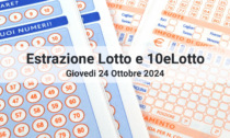 Lotto e 10eLotto, numeri vincenti di oggi Giovedì 24 Ottobre 2024