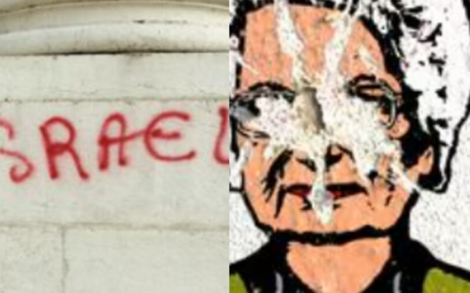 Antisemitismo: nel Bresciano Duomo vandalizzato, a Milano sfregiato murale con Liliana Segre