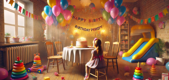 Alla festa di compleanno di una bimba di cinque anni dei 35 invitati non si presenta nessuno
