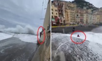 Turista travolta dalla mareggiata, rischia la vita per fare una foto. Il video