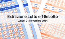 Lotto e 10eLotto, numeri vincenti di oggi Lunedì 04 Novembre 2024