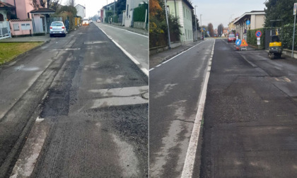 Incredibile, ma vero: prima disegnano le strisce, poi asfaltano le strade