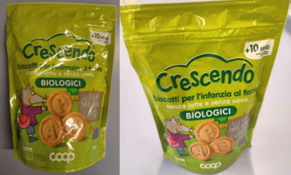 Biscotti per l’infanzia Coop al farro ritirati dagli scaffali per presenza di piombo oltre i limiti