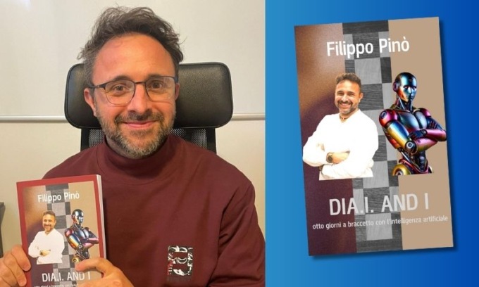 Otto giorni chiuso in casa con l’intelligenza artificiale: Filippo Pinò racconta la sua esperienza in un libro