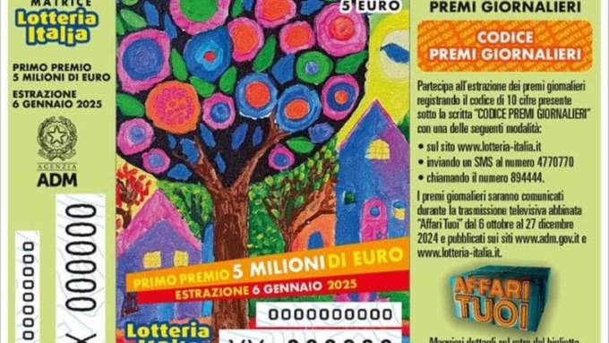 Lotteria Italia 2025: i premi di terza categoria e dove sono stati venduti i biglietti fortunati