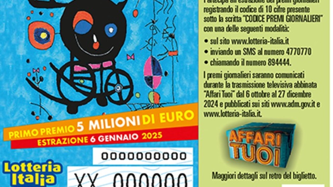 Lotteria Italia 2025: i biglietti vincenti