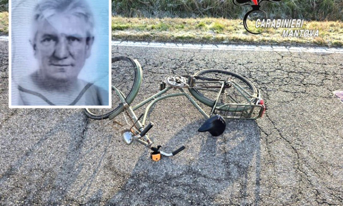 Malore improvviso in bicicletta, cade mentre sopraggiunge un’auto che lo travolge e lo uccide