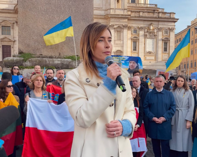 Manifestazione pro Ucraina a Roma: in piazza Pd, Azione e Italia Viva, non Avs e 5S