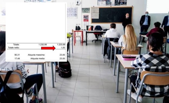 L’insegnante precario riceve lo stipendio: in busta paga c’è… un euro
