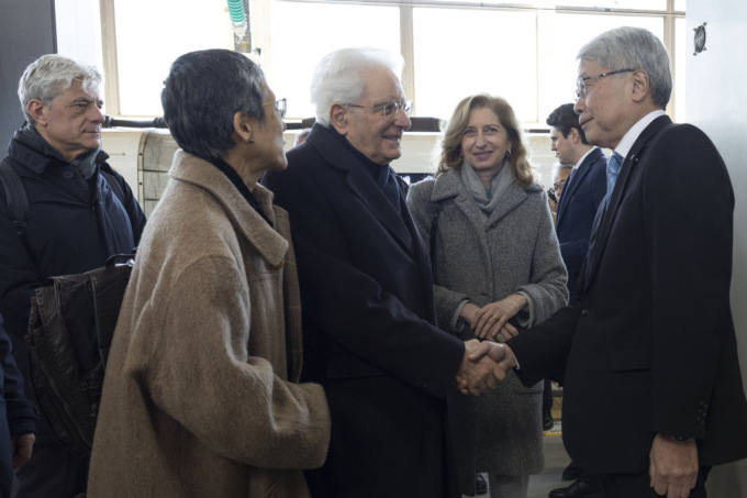 Mattarella in visita a Hiroshima in omaggio alle vittime della bomba atomica
