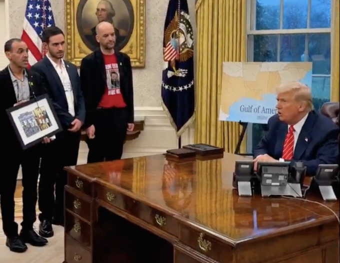 Trump incontra gli ostaggi israeliani e minaccia Hamas: “Lasciate Gaza o sarà l’inferno”