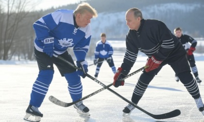 Match Usa-Russia fra le nazionali di hockey sul ghiaccio: la sfida proposta da Putin alla Rocky e Ivan Drago