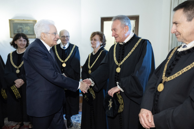 Mattarella alla Riunione Straordinaria della Corte Costituzionale