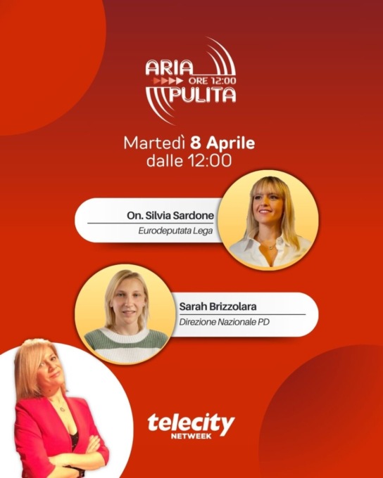 Oggi ad Aria Pulita, ore 12: Sardone (Lega), Brizzolara (PD)