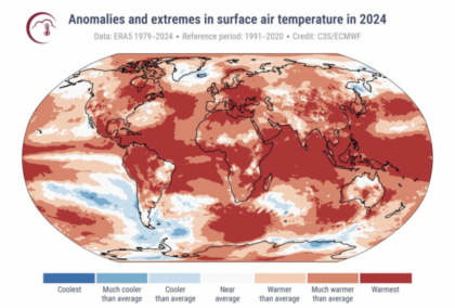 Copernicus: il 2024 è stato l’anno più caldo mai registrato in Europa. Tra piogge record e caldo estremo