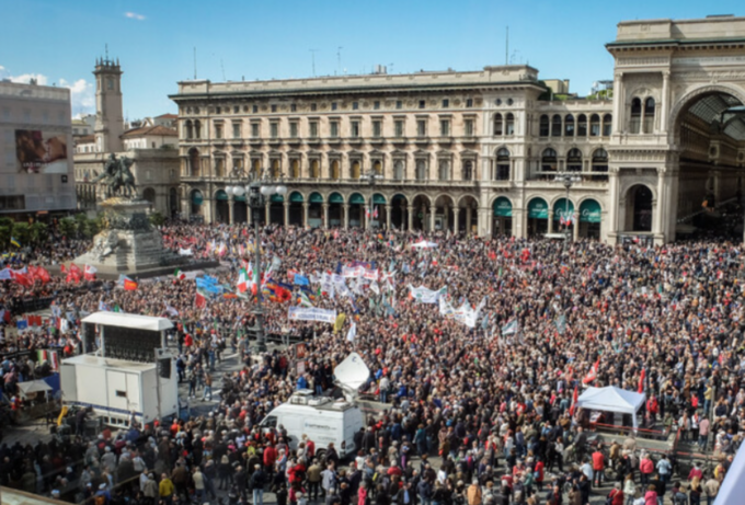 25 Aprile: Schlein e Landini a Milano. Rischio tafferugli: i giovani palestinesi contro la brigata ebraica