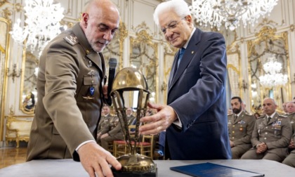 Mattarella riceve al Quirinale una delegazione dell'Esercito, in occasione del 164° anniversario della fondazione
