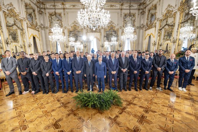 Mattarella riceve Milan e Bologna al Quirinale prima della finale di Coppa Italia: “Siete esempio per tanti giovani”
