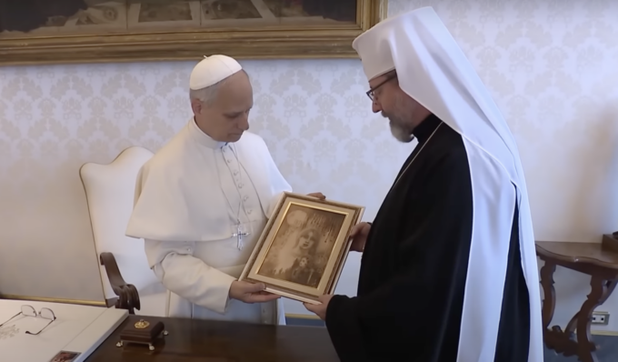Leone XIV ha ricevuto il capo della Chiesa greco-cattolica ucraina Shevchuk