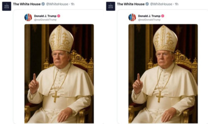 Negli Usa Trump (vestito da Papa) taglia i fondi per la sanità, l'istruzione e l'ambiente messi a bilancio
