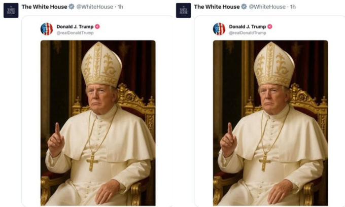 Negli Usa Trump (vestito da Papa) taglia i fondi per la sanità, l’istruzione e l’ambiente messi a bilancio