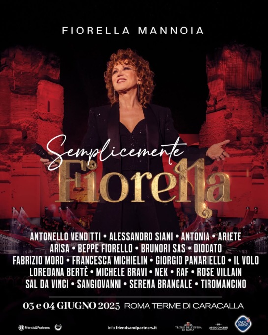 "Una, nessuna e centomila", Mannoia apre la stagione a Caracalla all'insegna delle donne aspettando Napoli
